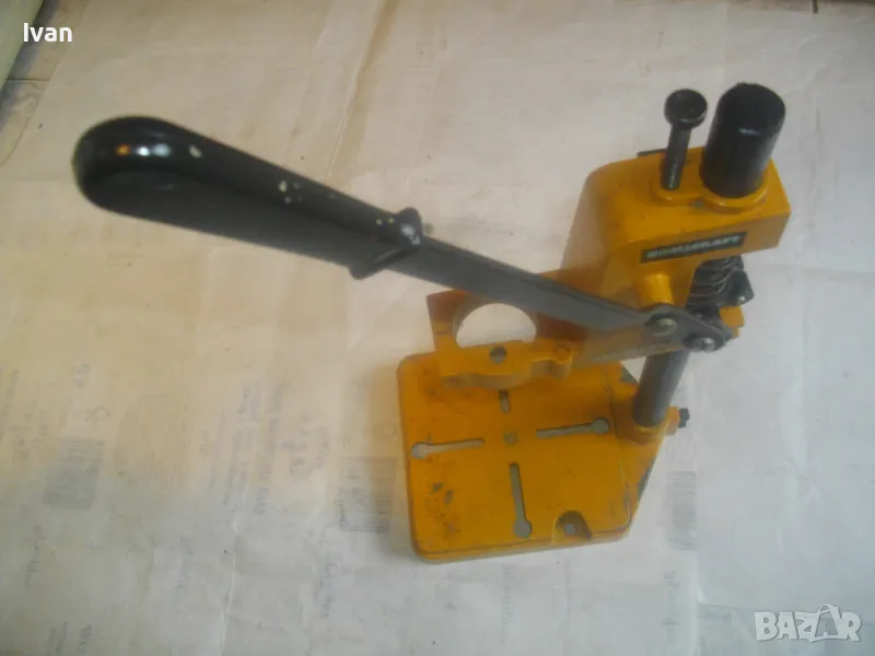 WOLFCRAFT НЕМСКА ОРИГИНАЛНА СТОЙКА ЗА БОРМАШИНА ОЛЕКОТЕНА АЛУМИНИЕВА РАБОТЕН ХОД 60мм ЗАХВАТ 40,3мм, снимка 1