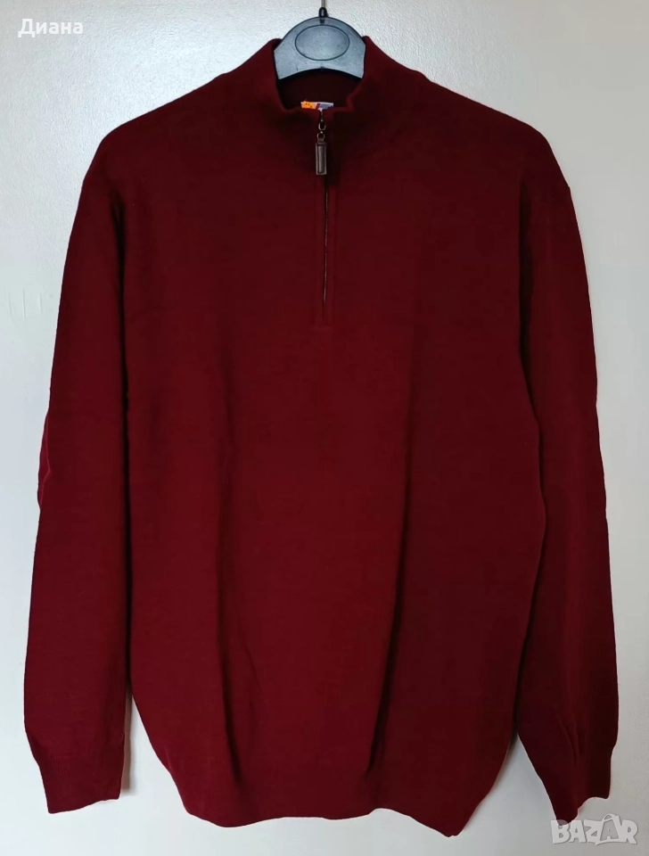 Мъжки пуловери и жилетки с цип-кашмир,мерино, снимка 1