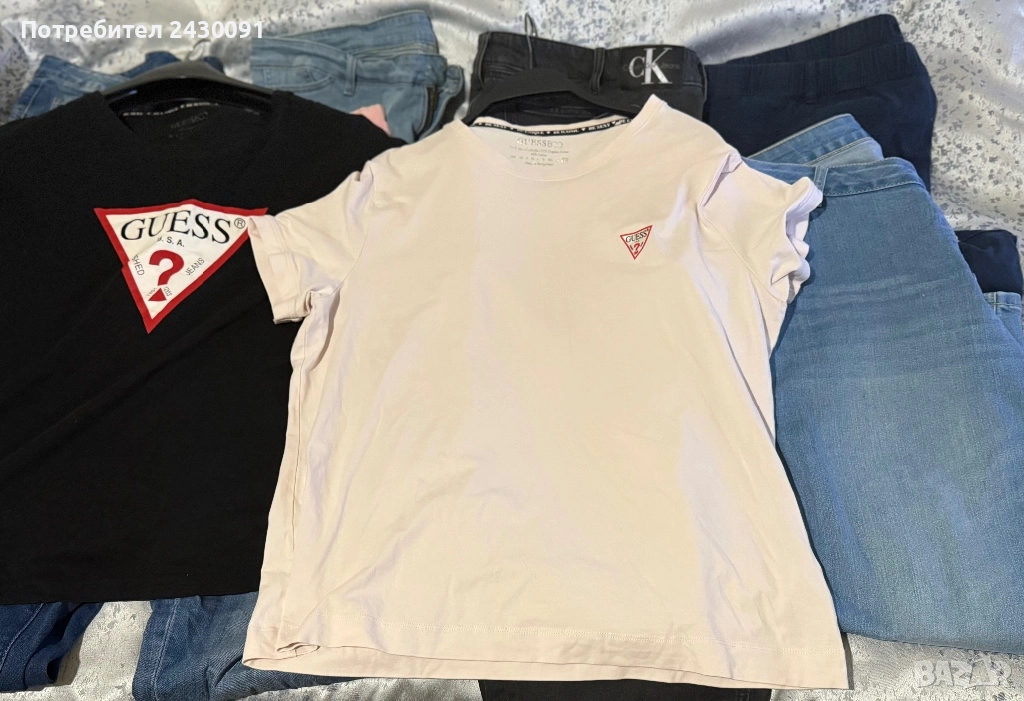 Calvin Klein Guess тениски , ризи , Дънки големи размери 10лв - 15лв Primark Gina Binotti Shein, снимка 1