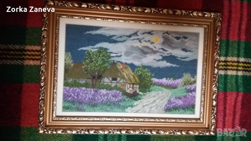  Гоблен ПЕРУНИКИ или Сребъна нощ, снимка 1