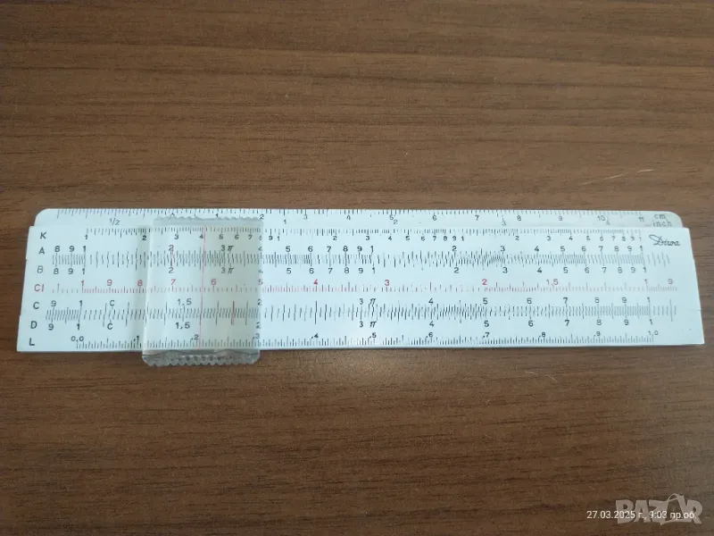 Сметачна линийка DIWA DENMARK 601-1, снимка 1