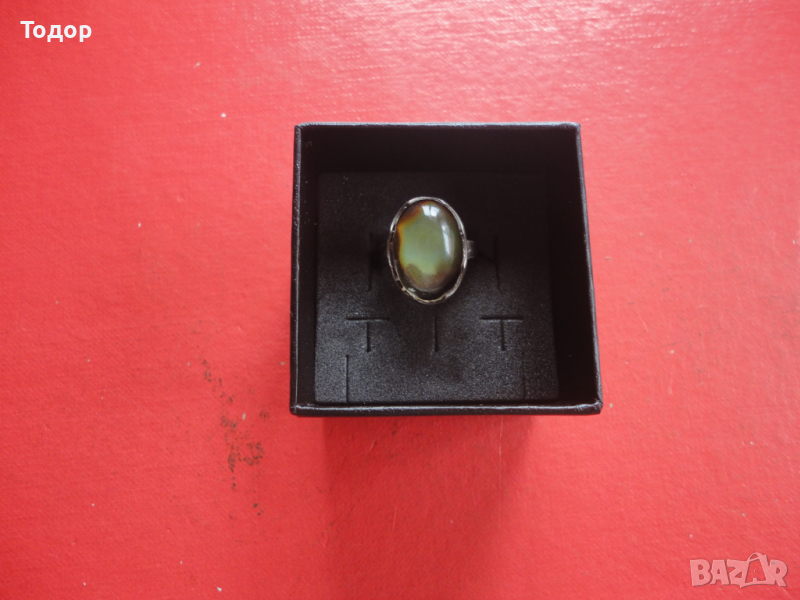 Невероятен сребърен пръстен с камък , снимка 1
