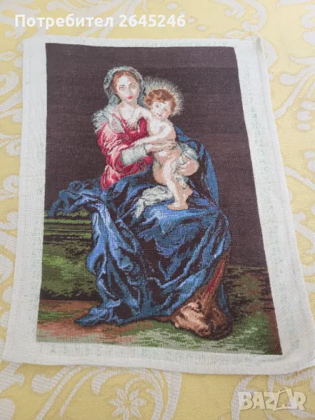 Гоблен Мадоната на Мурильо, снимка 1