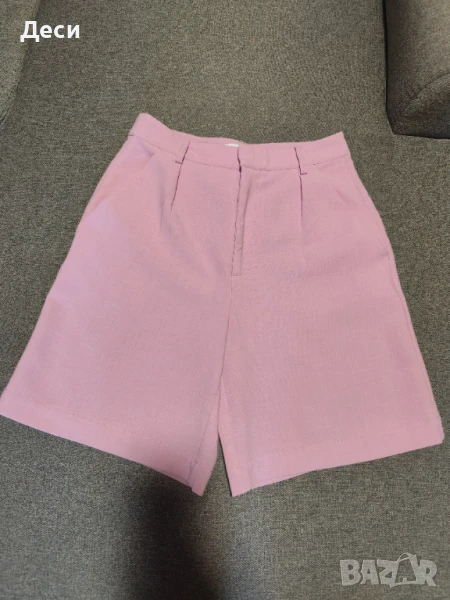къси панталонки с висока талия, снимка 1