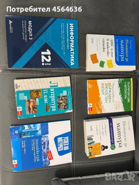 Помагала и учебник по БЕЛ за 12ти и 11ти клас, учебник по информатика 12ти клас, снимка 1