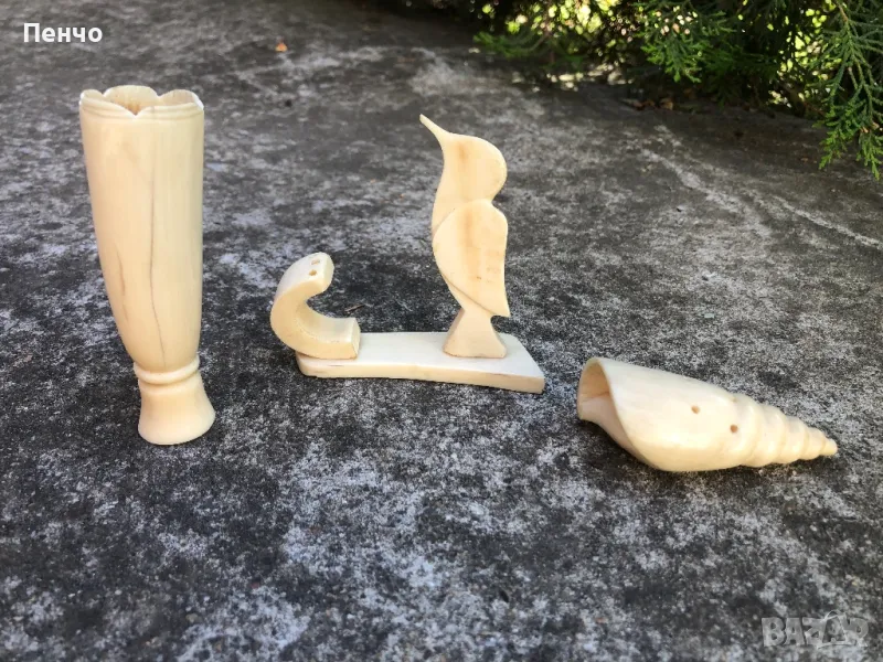 старинни сувенири от слонова кост, снимка 1