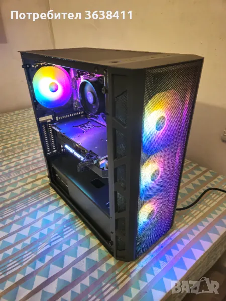 Геймърски компютър гаранция/Ryzen 5 5600 16GB,GTX 1080 8GB, 500 GB SSD, HDD 1TB, снимка 1