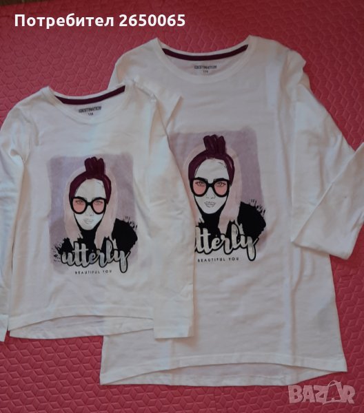 Ново! Блузки за мама и дете! 100%памук, снимка 1