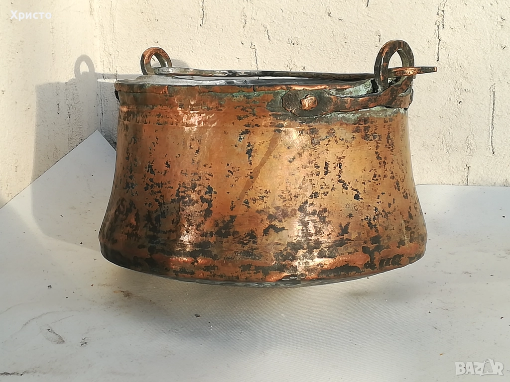 Ръчно изработено бакърено котле/менче., снимка 1