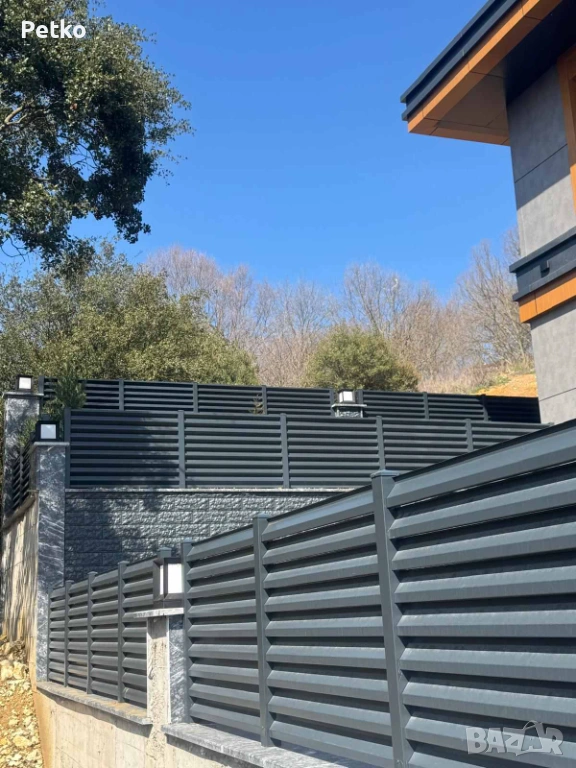 Пано за ограда + метален кол, снимка 1