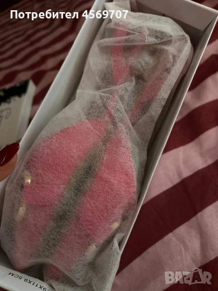 дамски сандали Чисто нови в розово свят, снимка 1