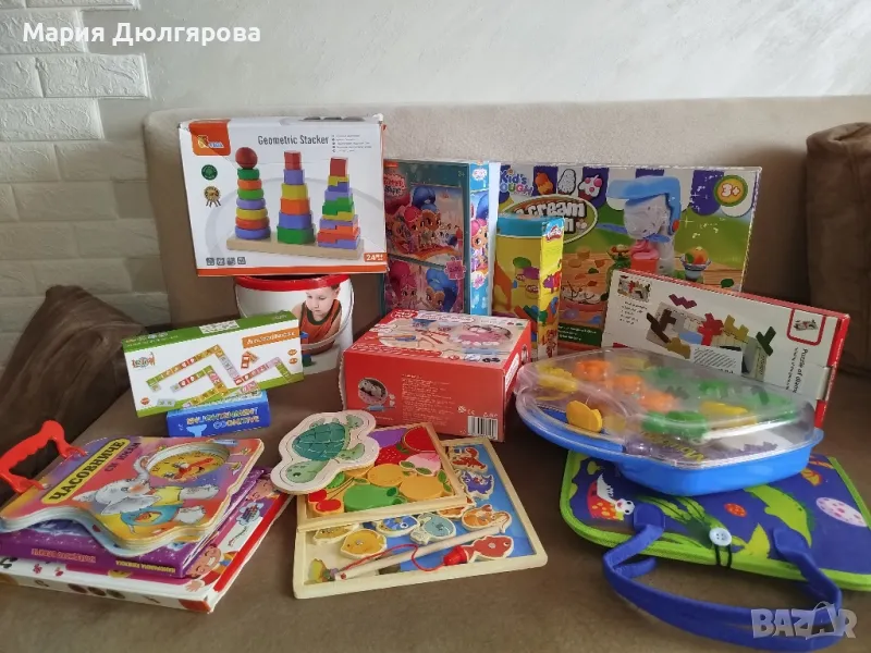 дървени сортери и играчки, снимка 1