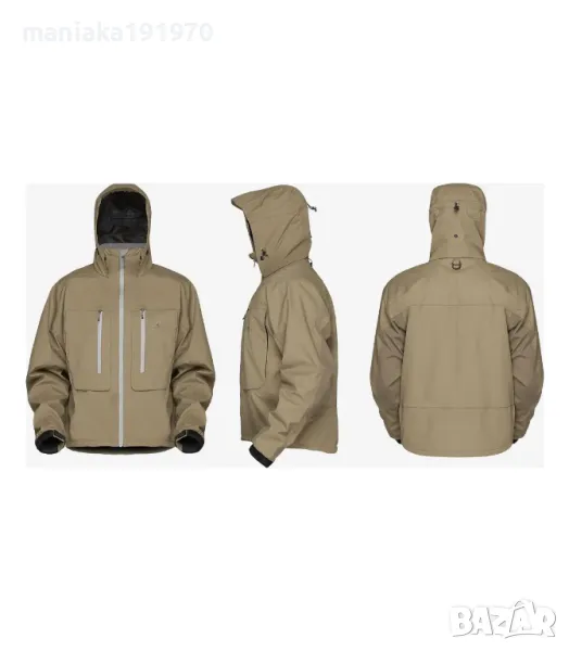 Geoff Anderson Xanadu Jacket Lead Grey (S) мъжко рибарско яке, снимка 1