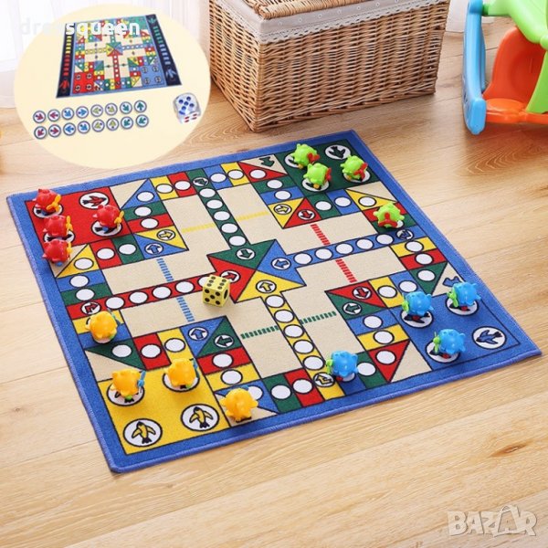 2714 Килимче 80х80 Не се сърди човече, снимка 1