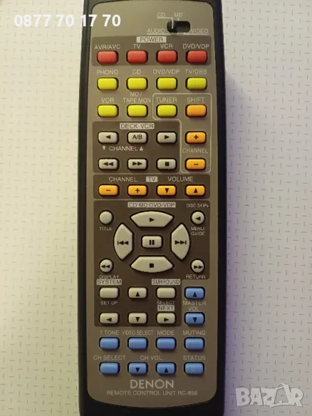 Дистанционнo Denon RC-859, снимка 1