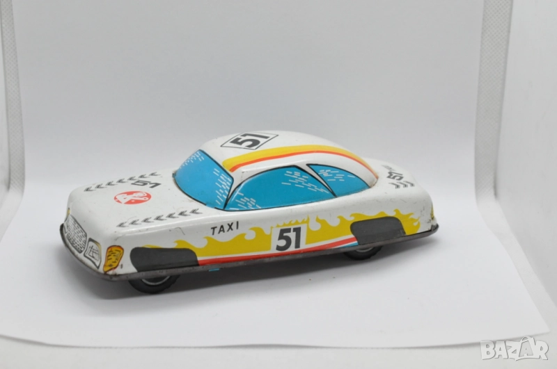 Метална стара ретро количка Taxi 51, снимка 1