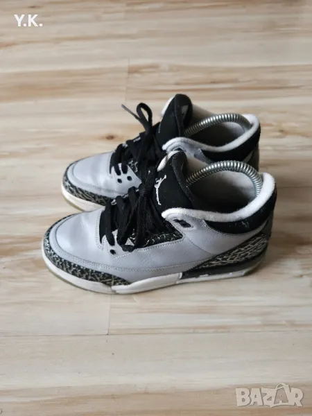 Оригинални кецове Jordan 3 Retro "Wolf Grey" (GS), снимка 1