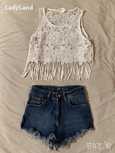 Комплект дънки и потник , снимка 1