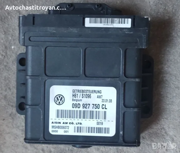 Компютър скоростна кутия VW touareg R5 2.5 TDI - 09D 927 750 CL, снимка 1