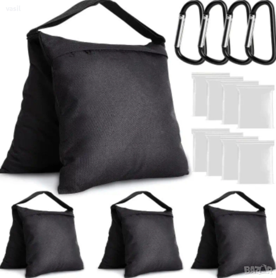 Торба за тежест – двойна, здрава, празна, пълни се с пясък или чакъл, снимка 1