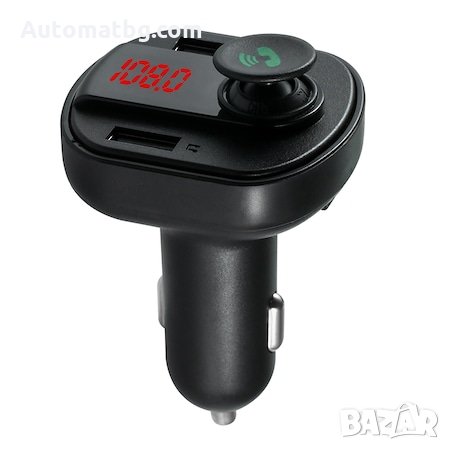 Трансмитер FM Automat, X16, Bluetooth, черен, снимка 1