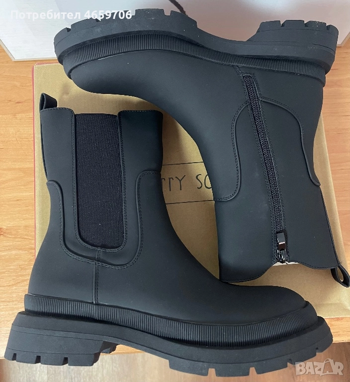 Дамски черни боти, снимка 1