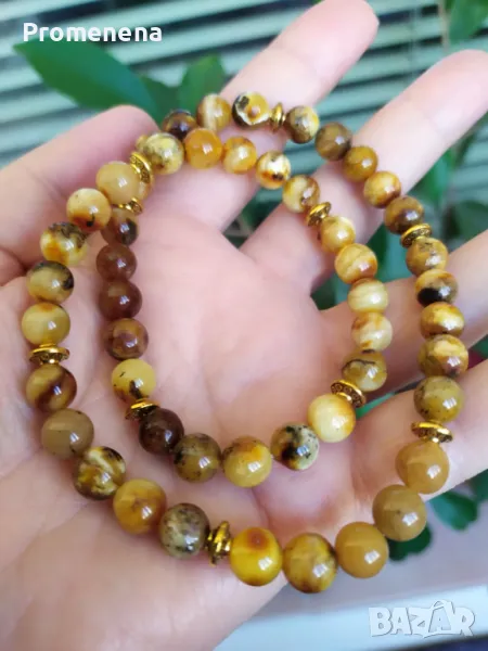 Колие от Балтийски Кехлибар, снимка 1