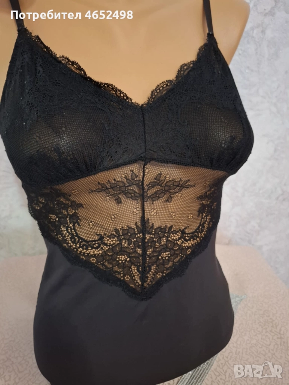 Ginatricot Черно Боди, снимка 1