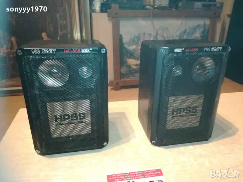 ПОРЪЧАНИ-100watt hifi 888 МЕТАЛНИ КОЛОНИ 2201211954, снимка 1