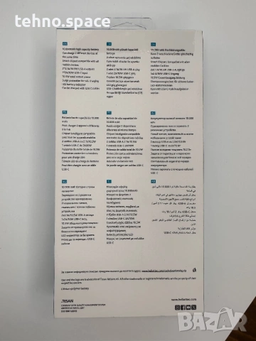 Преносима батерия/power bank ttec 10,000mah (A1), снимка 2 - Външни батерии - 53126675