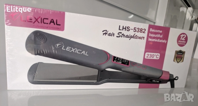 Преса за коса, титаниеви плочи, 230C, 65W, снимка 2 - Преси за коса - 52841918