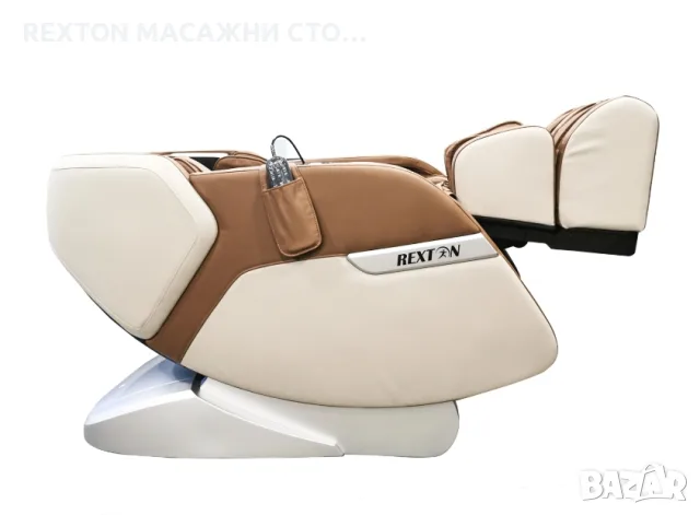 Mасажен стол REXTON Z2-Coffee с 3D масаж, Bluetooth функция и вграден пулт за управление, снимка 3 - Масажори - 55843218