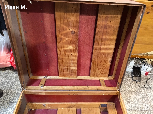 Немски транспортен сандък , снимка 11 - Антикварни и старинни предмети - 52814685