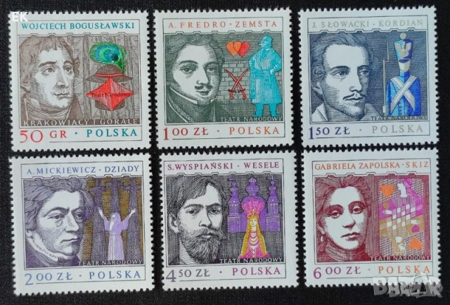 Полша, 1978 г. - лот марки на тема самолет, кораб, футбол, личности, кола, космос, дървета, изкуство, снимка 17 - Филателия - 53303539