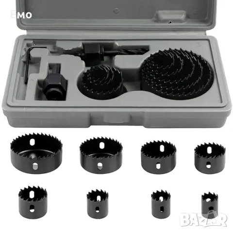 Промоция: Комплект триони за дупки за дърво, гиспокартон 16 Части от 19 mm до 127 mm, снимка 10 - Други инструменти - 48045374