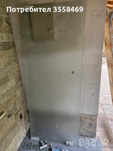 Закалена стъклена врата