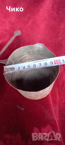 2бр стари здрави медни джезвета, снимка 3 - Антикварни и старинни предмети - 52588099