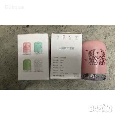 LED мини преносим светещ USB овлажнител за въздух за дома и за автомобила, снимка 7 - Лед осветление - 52896567