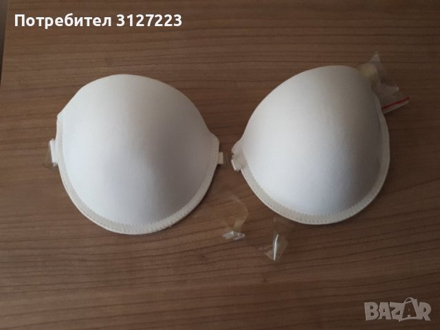 Сутиен ARIS със силиконов гръб - бриджитка в бяло, снимка 2 - Бельо - 36745311