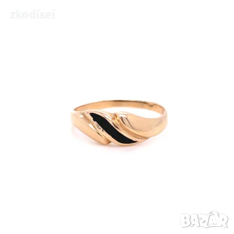 Златен дамски пръстен 1,80гр. размер:55 14кр. проба:585 модел:31996-1