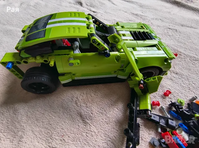 LEGO Technic - Ford Mustang Shelby GT500 - 42138, снимка 6 - Конструктори - 50352492