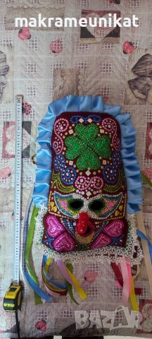 Кукерска маска, гугла, Новодел, Сурва, Кукерландия, маскарадни игри, снимка 3 - Декорация за дома - 42770820