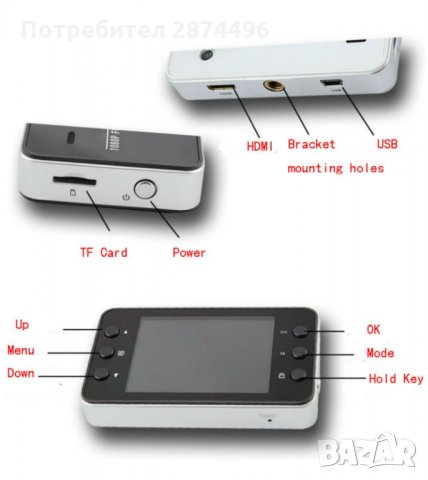 DVR камера за кола FULL HD 1080p 1920x1080, снимка 14 - Аксесоари и консумативи - 30908906