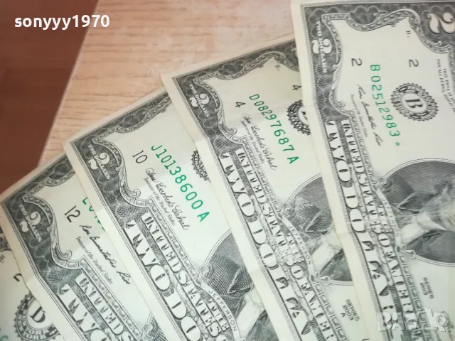 КОЛЕКЦИОНЕРСКИ ДОЛАРИ ОТ САЩ 2 ДОЛАРА 35ЛВ 1210241658, снимка 5 - Нумизматика и бонистика - 47558287