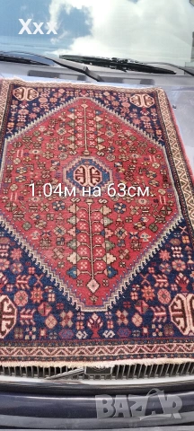 Ръчно тъкана вълнена персийска пътека.Антика за ценители.