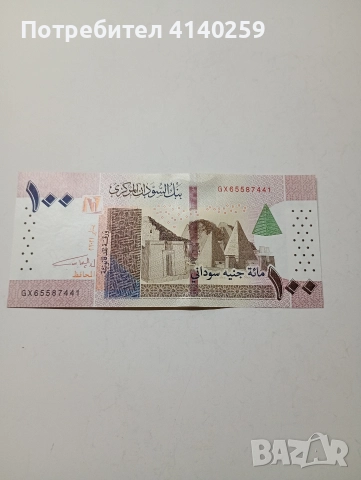 СУДАН БАНКНОТА 100 ПАУНДА 2021 Г 