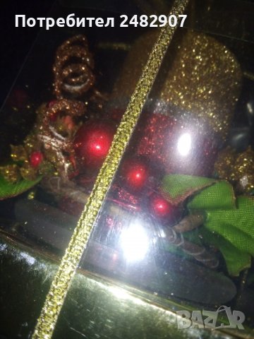 Стара коледна свещ, снимка 4 - Декорация за дома - 39141193