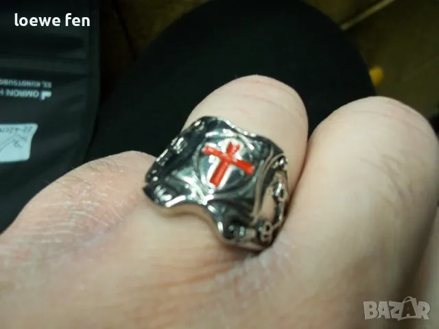 Мъжки пръстен неръждаема стомана размер 11