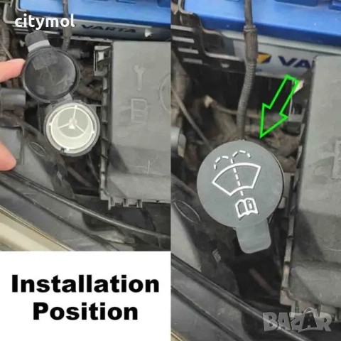 Капачка за казанче на течност за чистачки – универсална, снимка 4 - Аксесоари и консумативи - 51609963