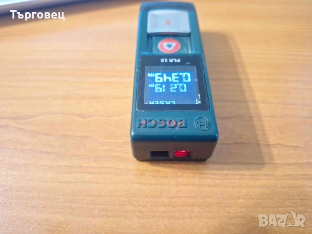 Използвана Лазерна ролетка BOSCH PLR 15, снимка 7 - Други инструменти - 52881614